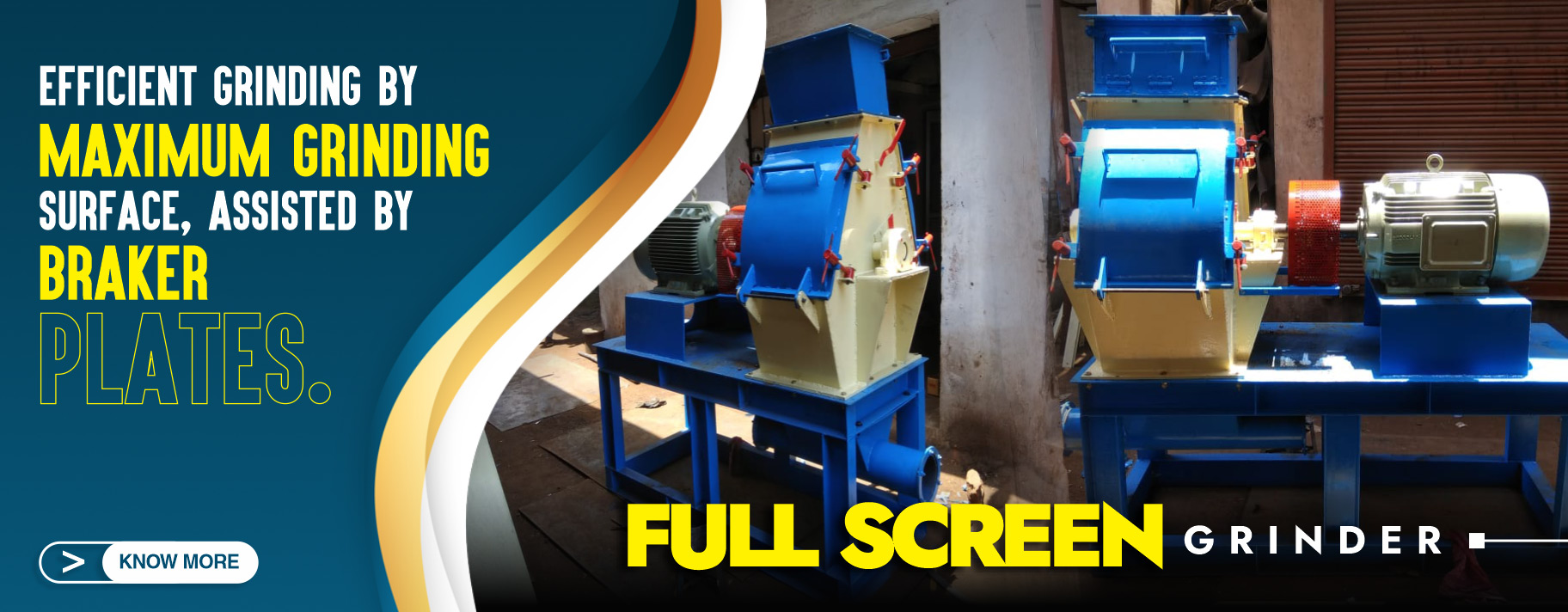 Cattle Feed Plant Machine Banner